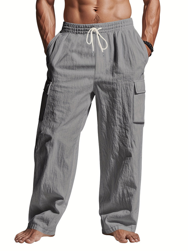 Herren Bequeme Cargo-Hosen Aliams
