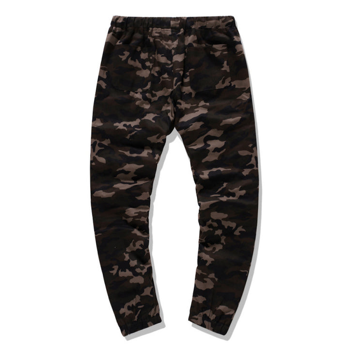 Herren Cargohose im modernen Camouflage-Design mit elastischem Bund Aliams