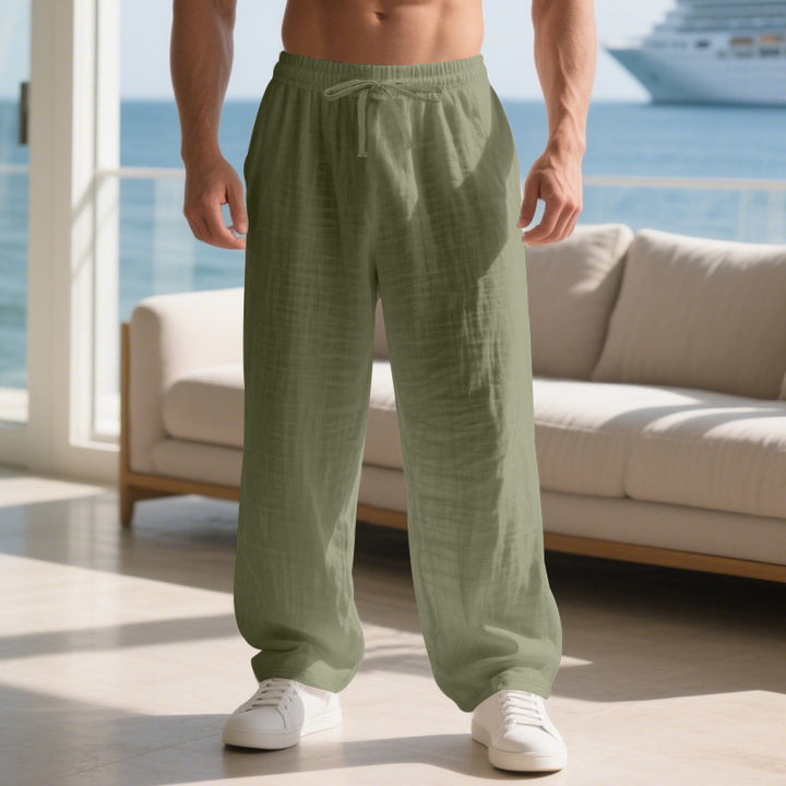 Herren Bequeme Sommerhose mit elastischem Bund Aliams