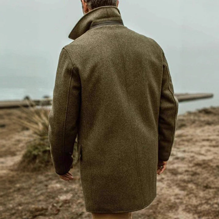 Herren stilvolle Wolljacke im doppelten Schnitt Aliams