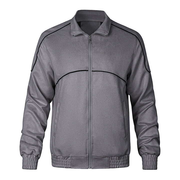 Herren stilvolle Übergangsjacke mit elastischen Bündchen Aliams