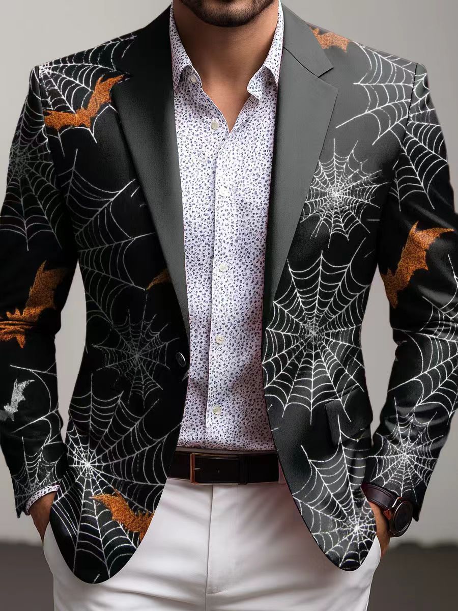 Herren Kreativer Einstecktuch-Blazer Aliams