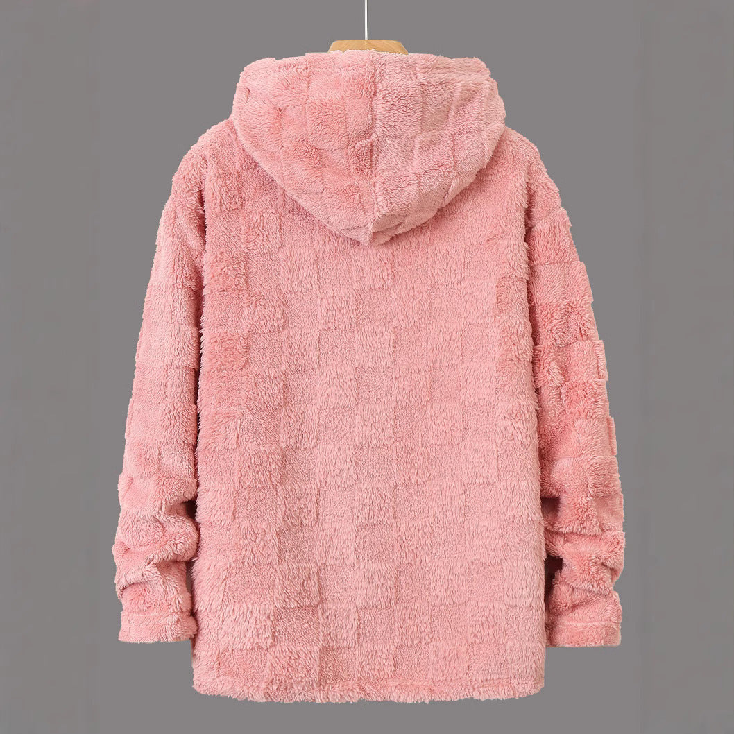 Herren Fleecejacke mit strukturiertem Design und praktischem Reißverschluss Aliams