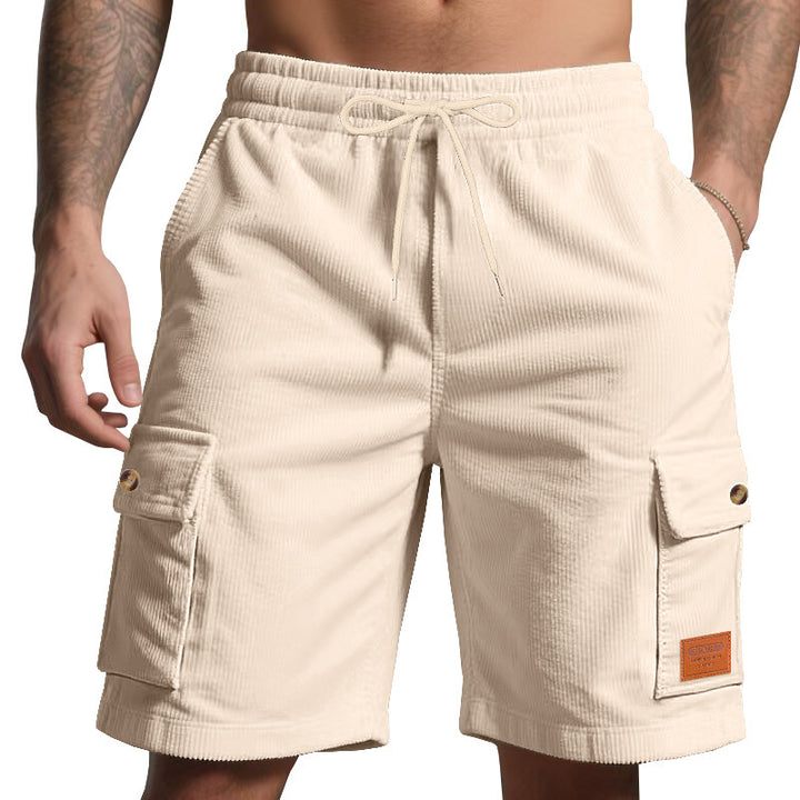 Herren Cargo-Shorts mit praktischem Faltendesign und elastischem Bund Aliams