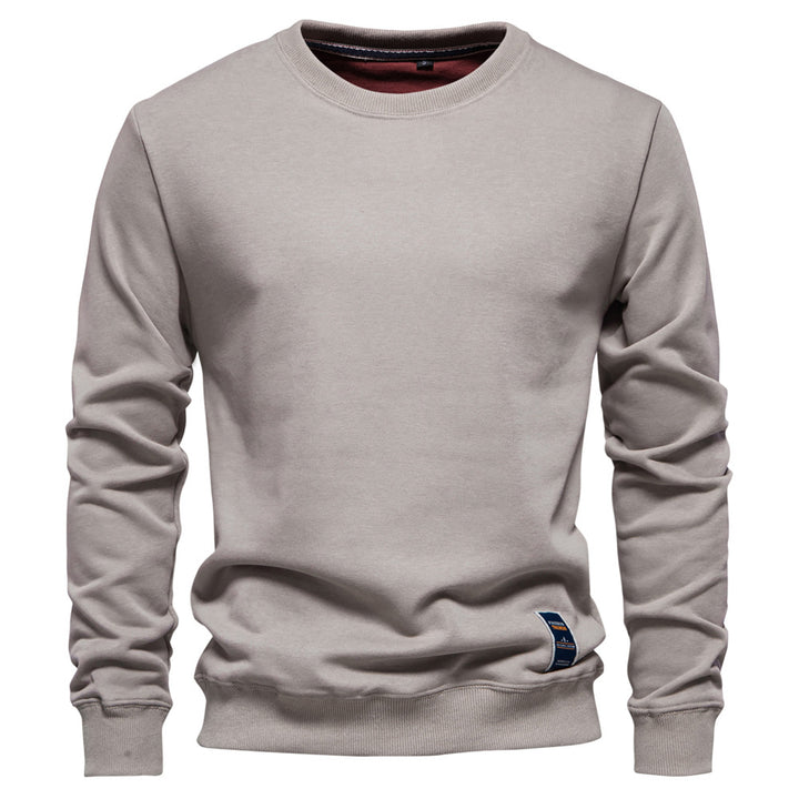 Herren Sweatshirt mit klassischem Rundhalsausschnitt Aliams