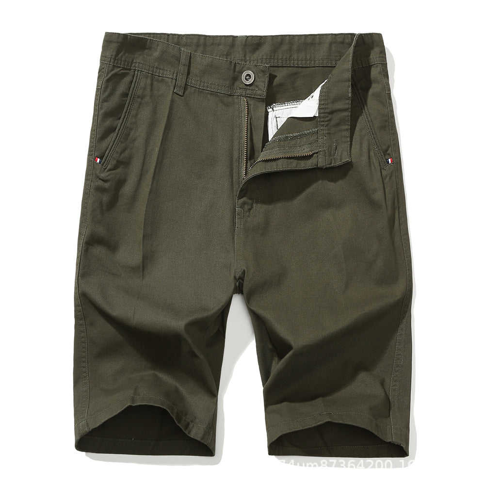 Herren komfortable und vielseitige Chino-Shorts mit praktischen Taschen Aliams