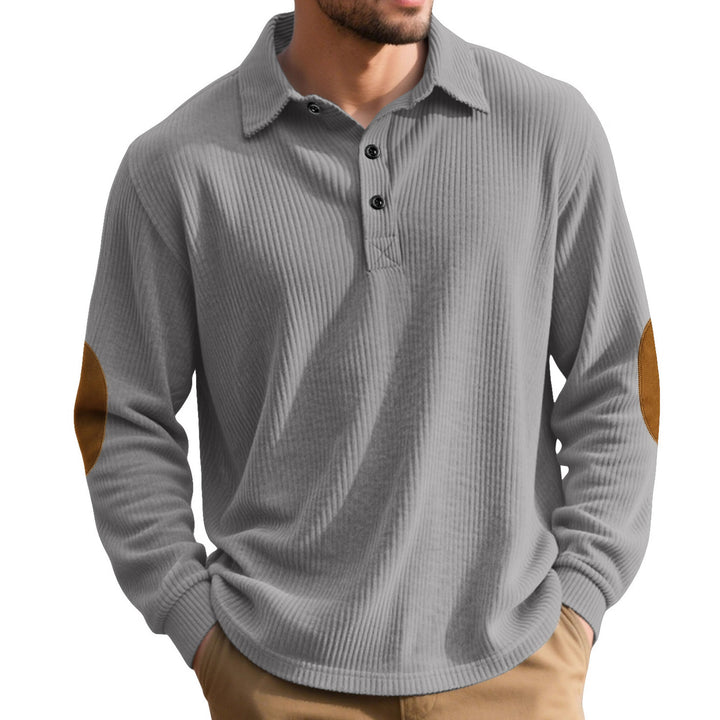 Herren klassischer Button-Down Pullover Aliams