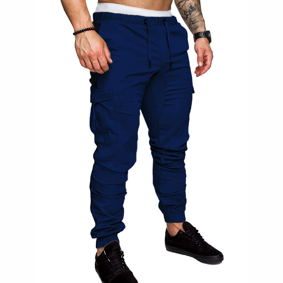 Herren Cargo-Jogginghose mit elastischem Bund und praktischen Taschen Aliams