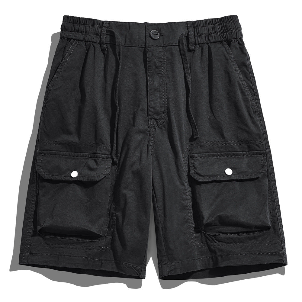 Herren Cargo-Shorts mit elastischem Bund und multifunktionalen Taschen Aliams 1758210123