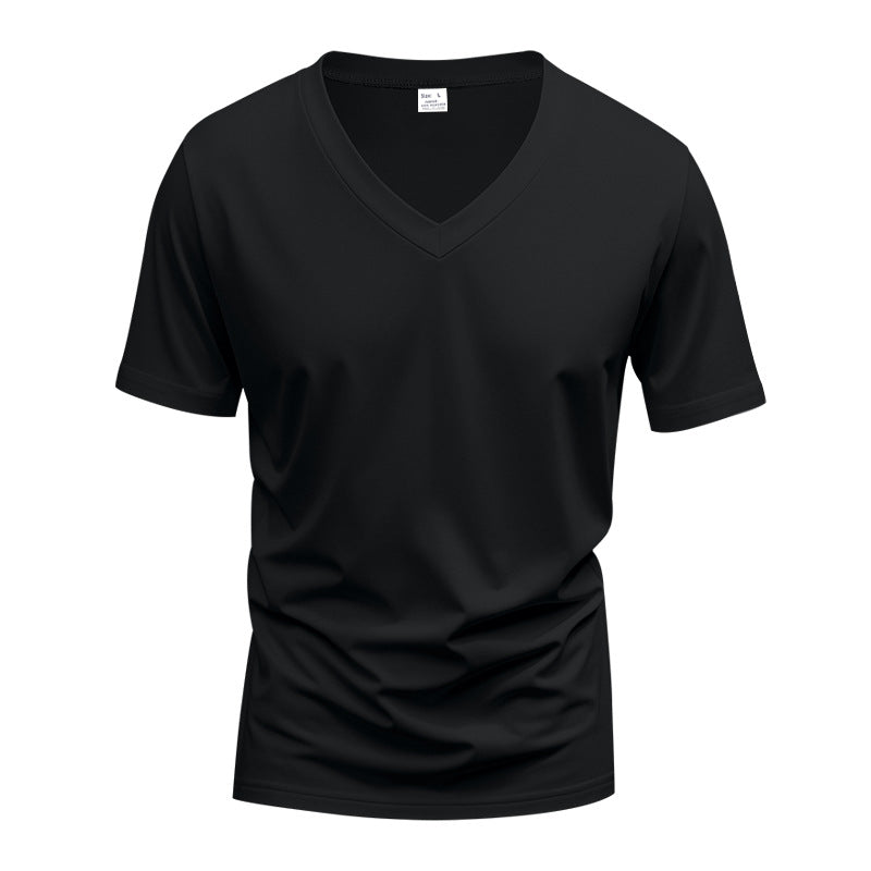 Herren V-Ausschnitt T-Shirt aus atmungsaktivem Funktionsmaterial Aliams 1754373690