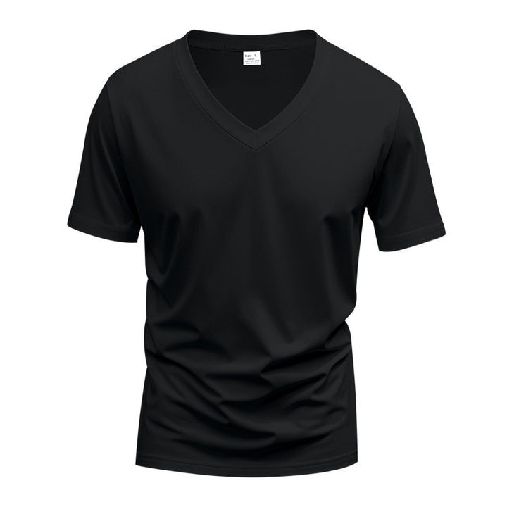 Herren V-Ausschnitt T-Shirt aus atmungsaktivem Funktionsmaterial Aliams 1754373690