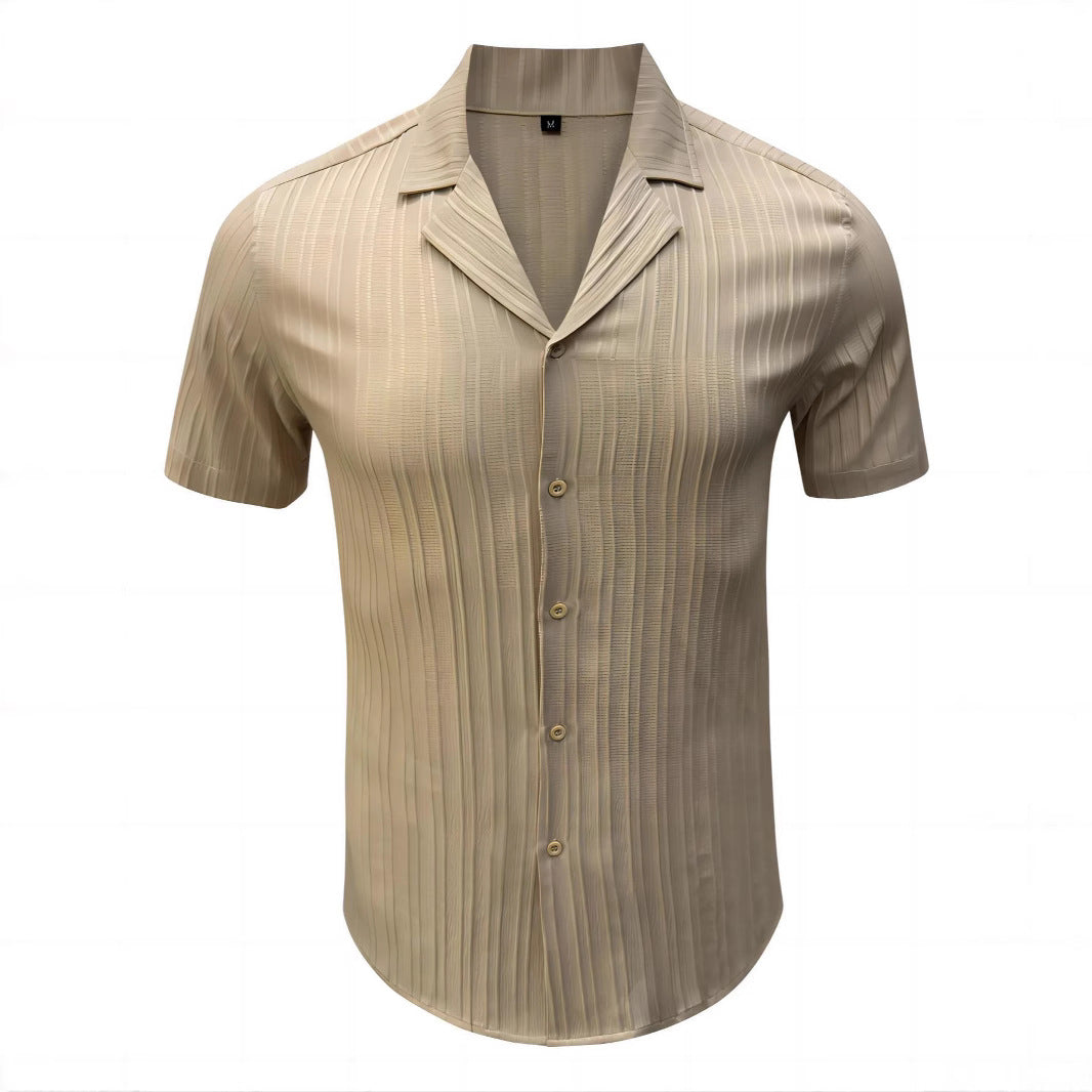 Herren Kurzarm Hemd Aliams