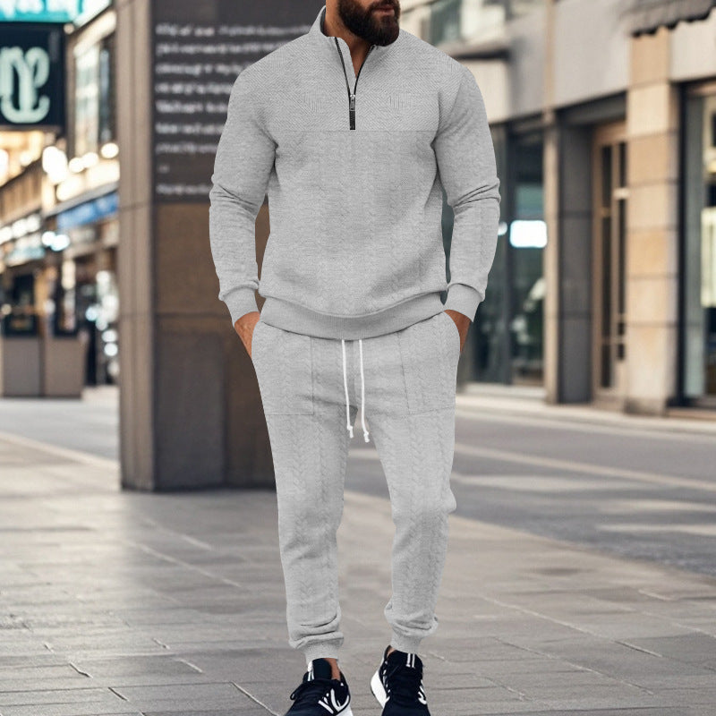 Herren Sportliches Freizeit-Set aus atmungsaktivem Material mit strukturiertem Design Aliams