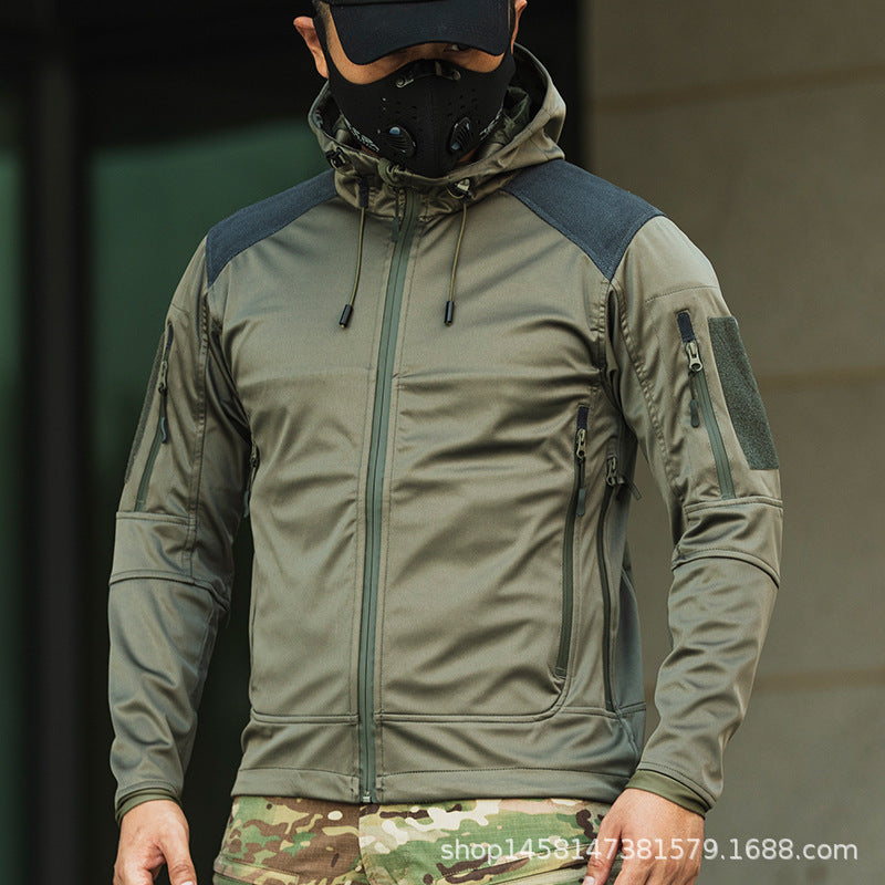 Herren funktionale Outdoor-Jacke mit isolierter Steppstruktur Aliams