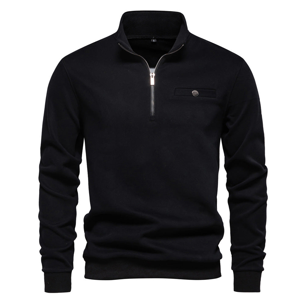 Herren Sweatshirt mit Stehkragen Aliams