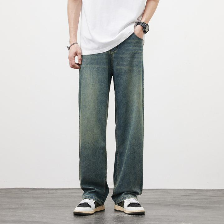 Herren Bequeme Weitgeschnittene Jeans Aliams