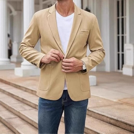 Herren eleganter Sakko mit schmalem Schnitt Aliams