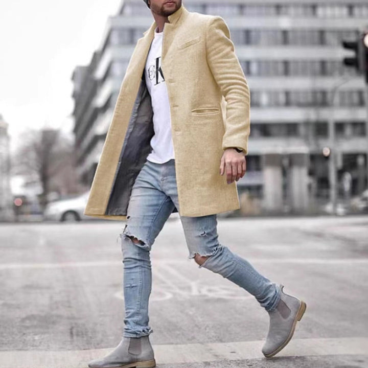 Herren eleganter Langmantel Aliams