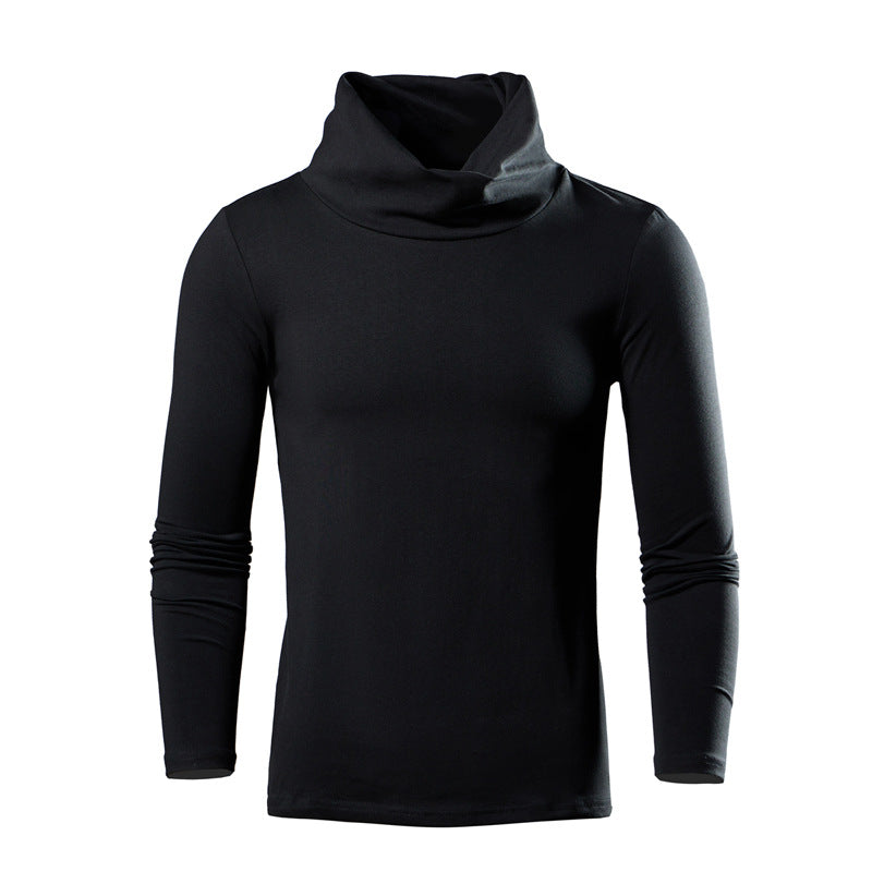 Herren elegantes Langarmshirt mit modischem Kragen Aliams