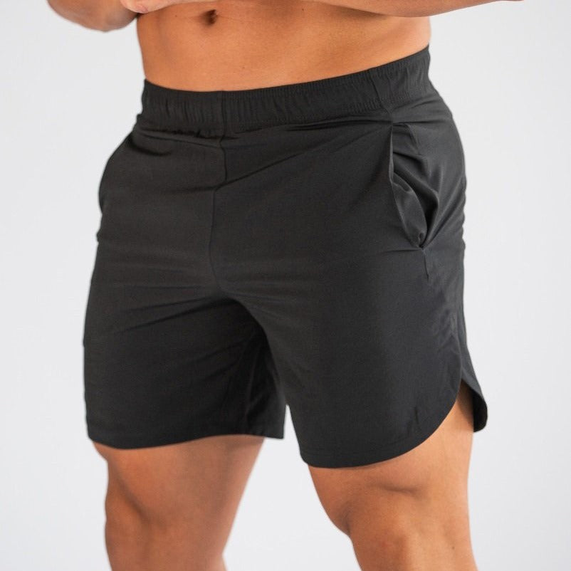 Herren Sportliche Funktionsshorts mit elastischem Bund und Seitentaschen Aliams