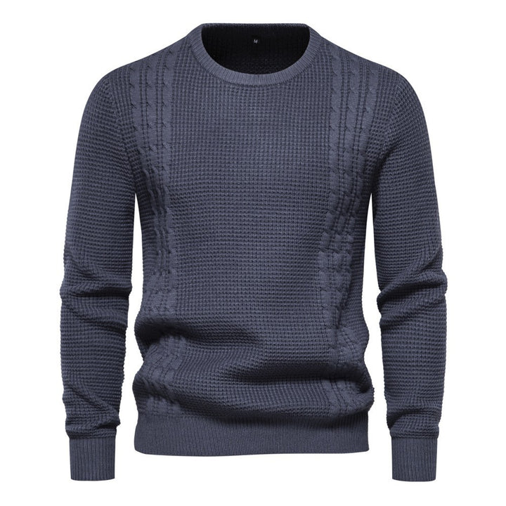 Herren Strickpullover mit modernem Strukturdesign Aliams