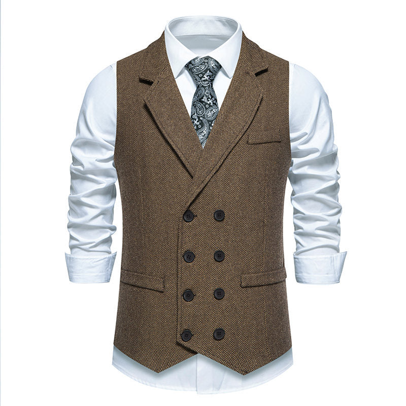 Herren elegante tweed Weste Aliams