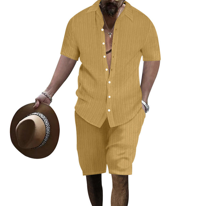 Herren Freizeitanzug im modernen Streifenlook Aliams