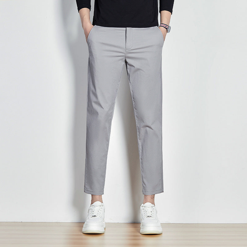 Herren Chinohose mit schmalem Schnitt und elastischem Bund Aliams