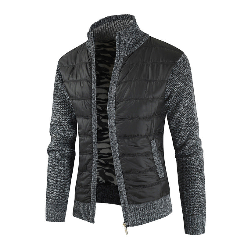 Herren Funktionsjacke mit modernem Stehkragen und innovativen Materialien Aliams
