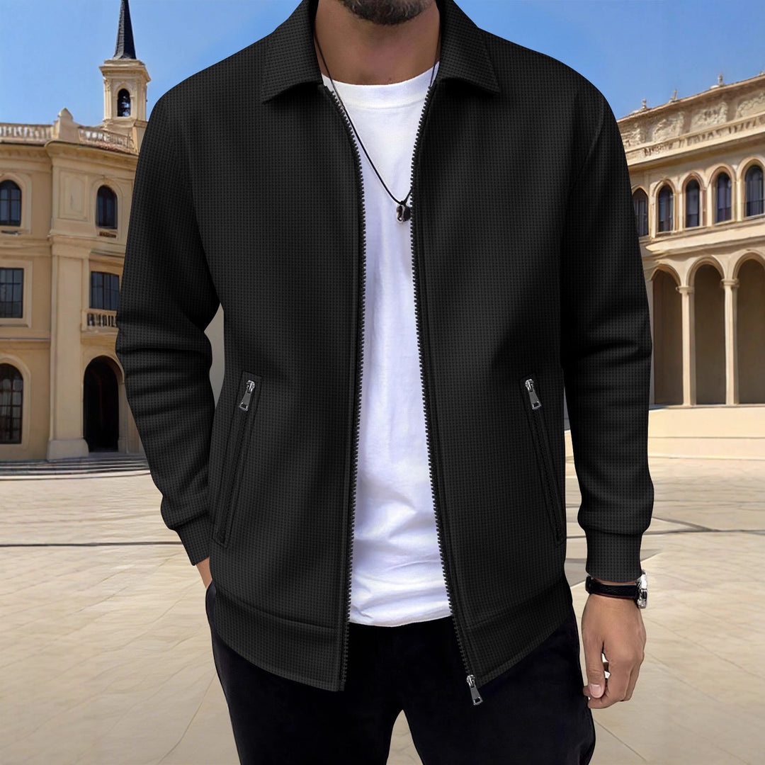 Herren Sportliche Steppjacke mit seitlichen Reißverschlusstaschen Aliams