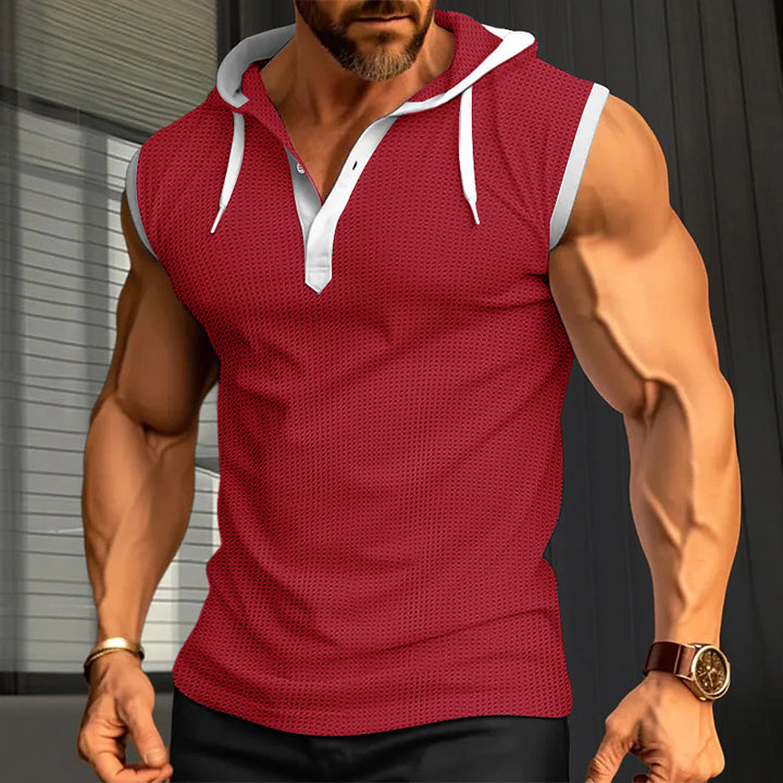 Herren ärmelloses Kapuzenshirt Aliams