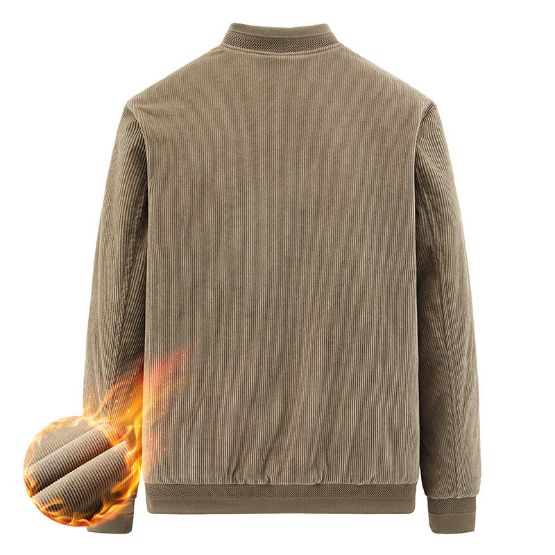 Herren Bomberjacke mit isolierendem Innenfutter und praktischem Stehkragen Aliams