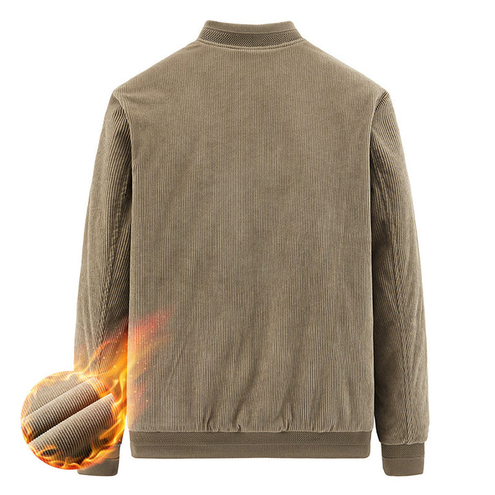 Herren Bomberjacke mit isolierendem Innenfutter und praktischem Stehkragen Aliams