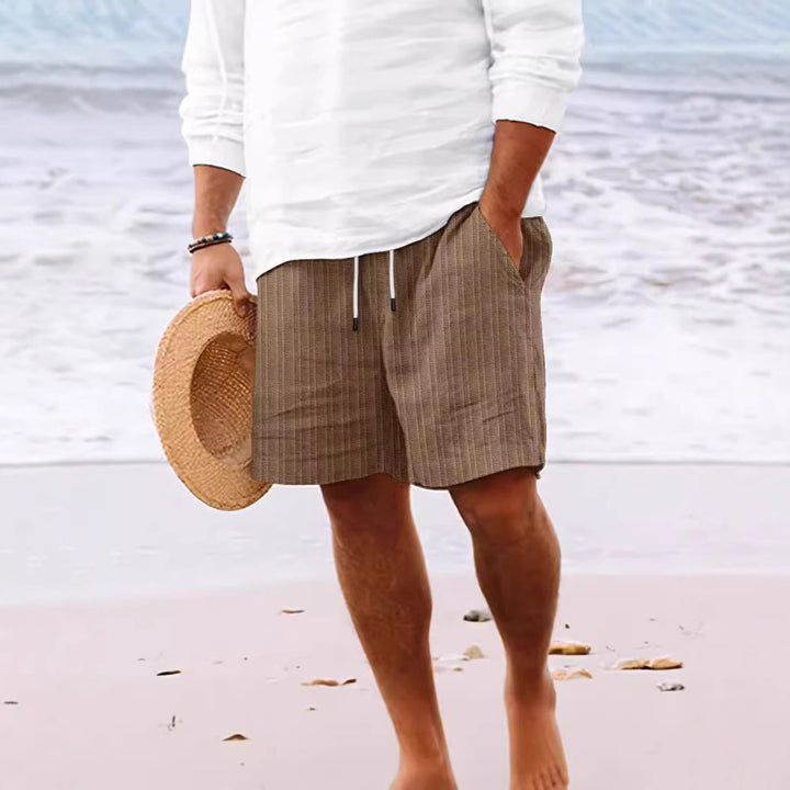 Herren Bade- und Freizeitshorts mit elastischem Bund und praktischen Seitentaschen Aliams