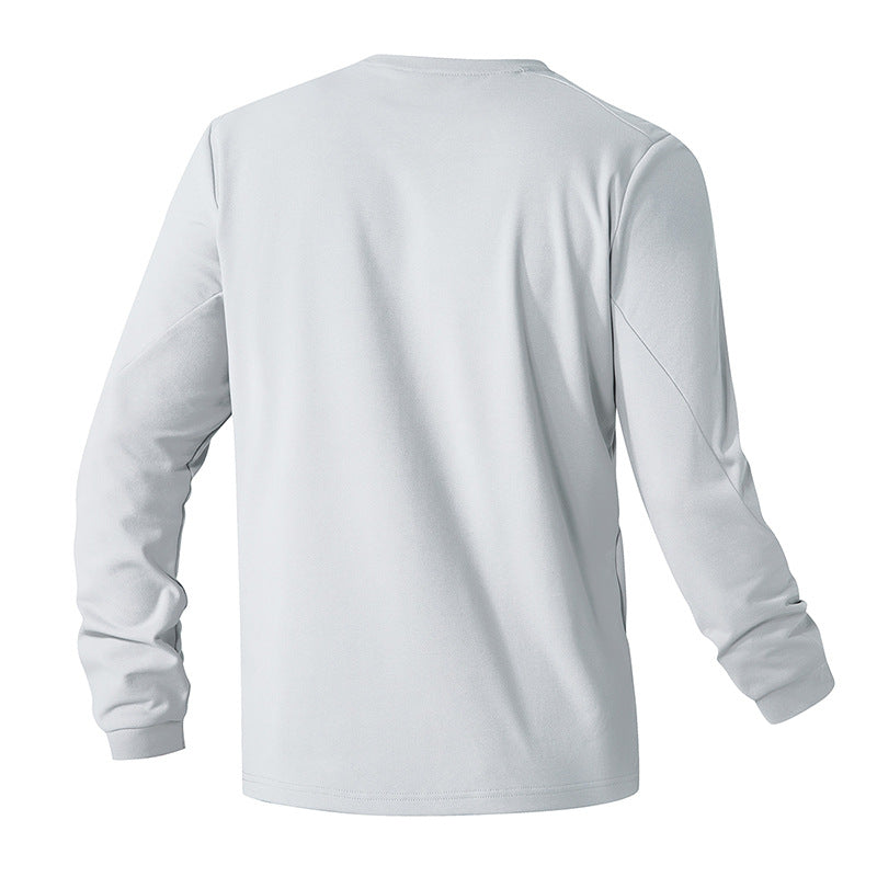 Herren funktionales Langarm-Shirt mit praktischer Brusttasche Aliams