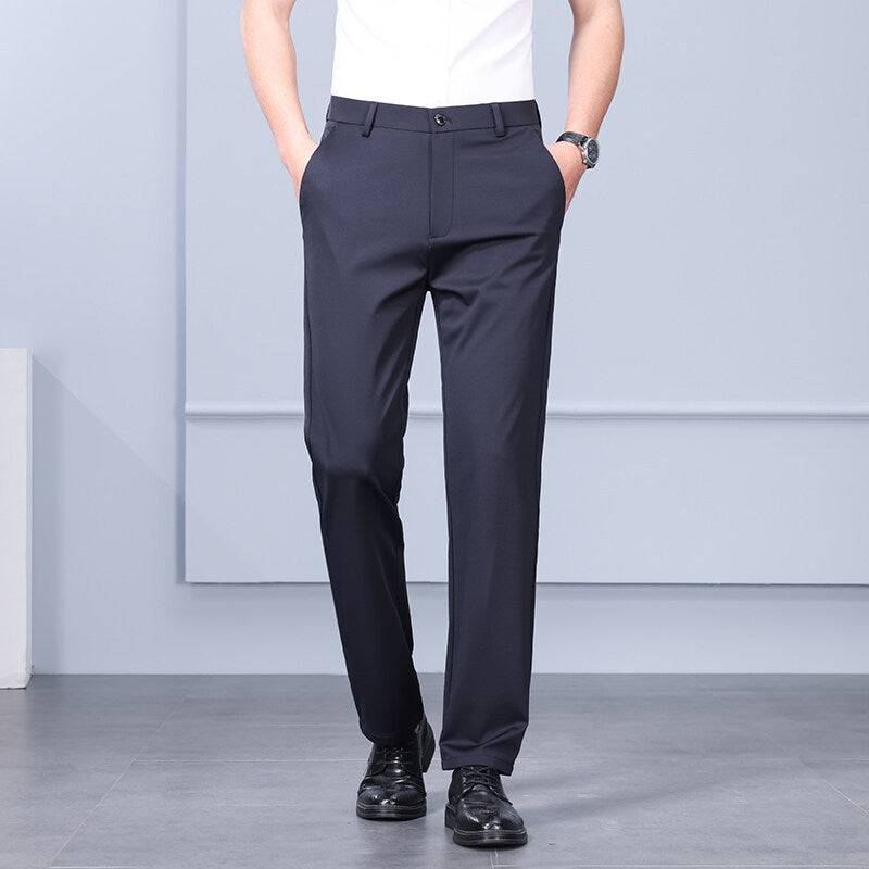 Herren Elegante Business-Hose mit schmalem Schnitt Aliams