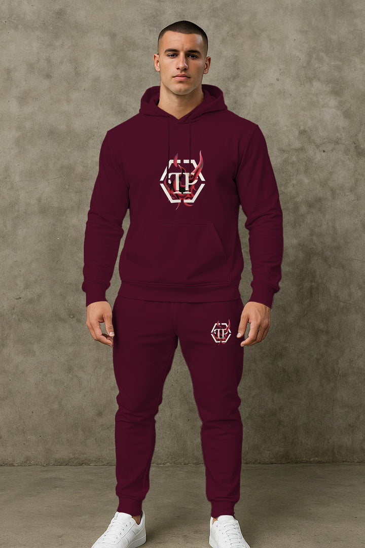Herren Sportives Hoodie- und Jogginghose-Set Aliams