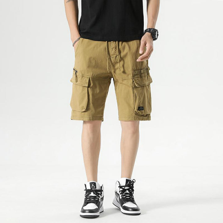 Herren Cargoshorts mit praktischen Taschen und elastischem Bund Aliams