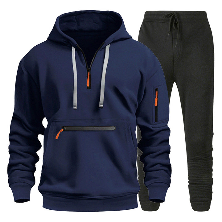Herren Sportlicher Hoodie mit Jogginghose Aliams