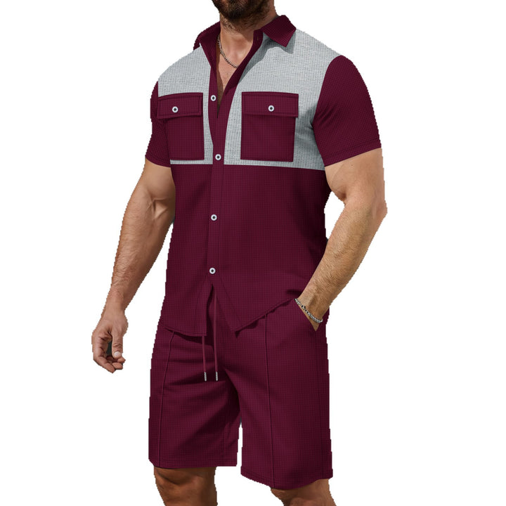 Herren Freizeithemd mit praktischen Brusttaschen und modernen Kontrasten Aliams