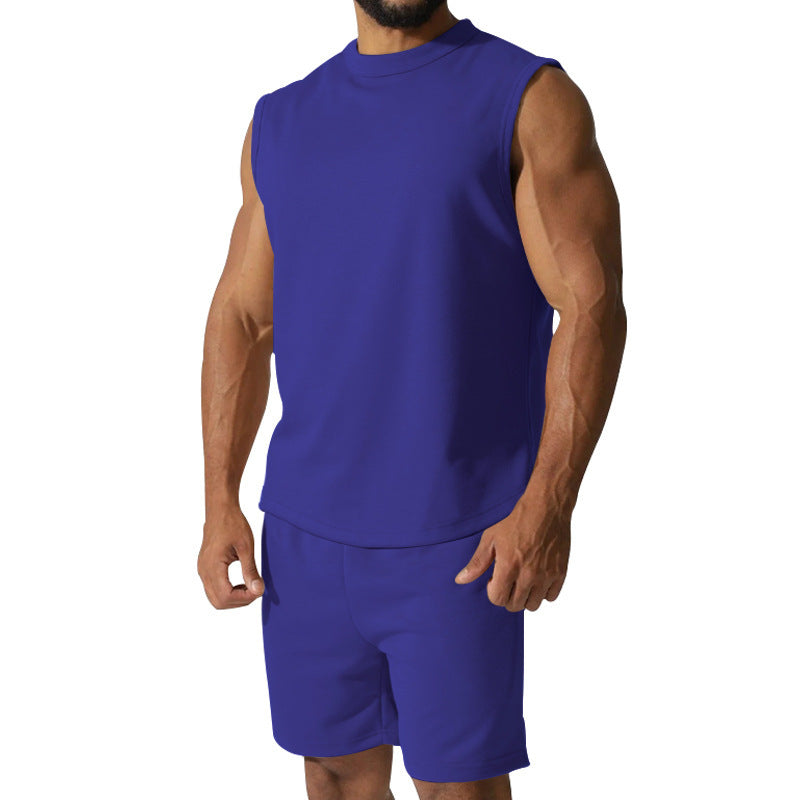 Herren sportliches Kurzarm-Set aus atmungsaktivem Material Aliams