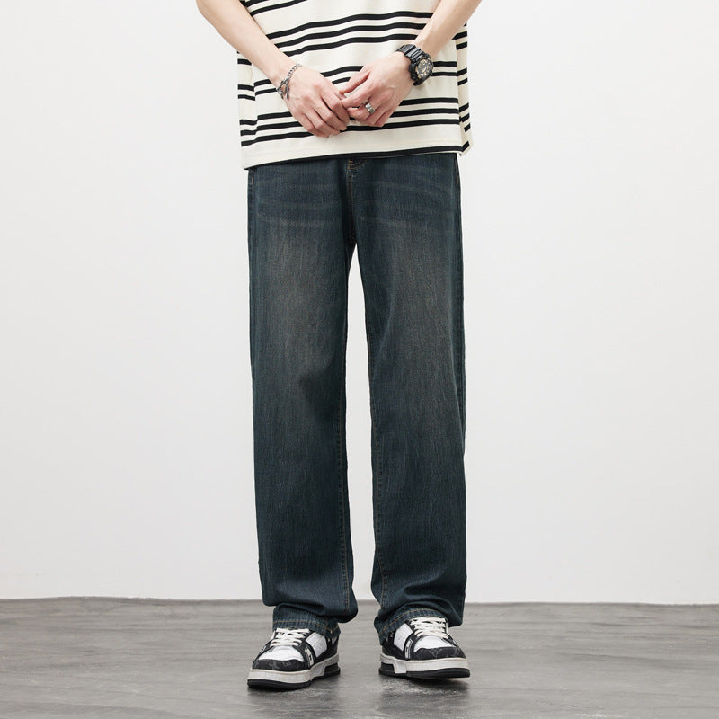 Herren Bequeme Weitgeschnittene Jeans Aliams