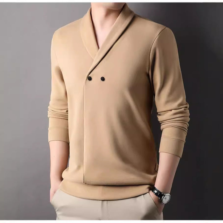 Herren Freizeitjacke mit modernem Schalkragen und praktischen Knöpfen Aliams