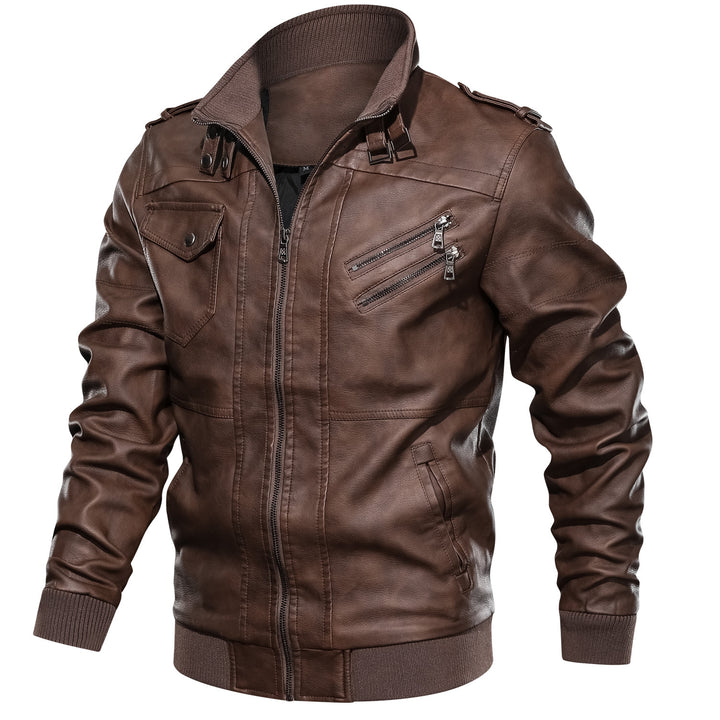 Herren Kunstlederjacke Aliams