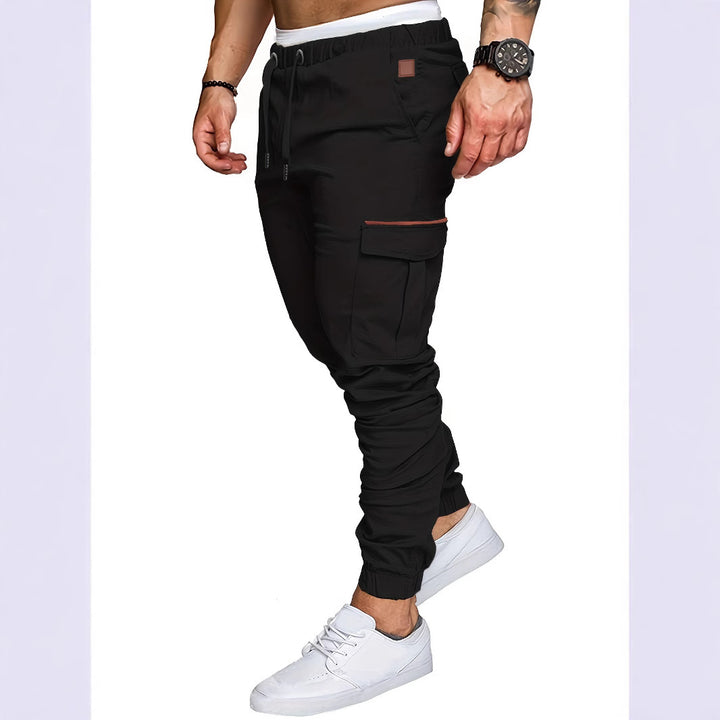 Herren Cargo-Hose mit elastischem Bund und praktischen Taschen Aliams