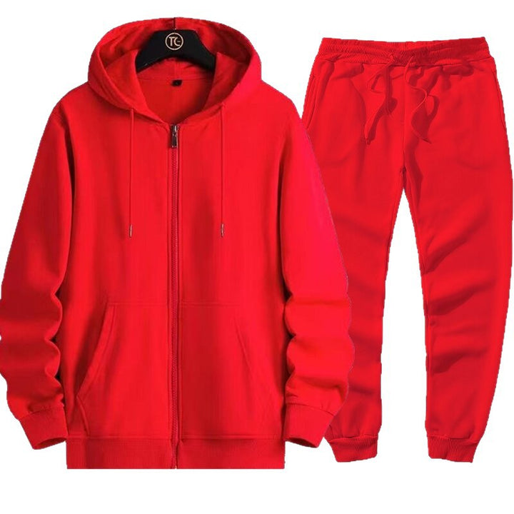 Herren sportliches Hoodie- und Jogginganzug-Set Aliams
