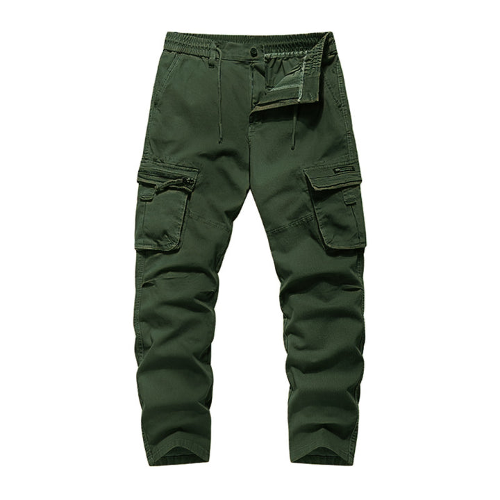 Herren Cargo-Hose mit multifunktionalen Taschen und elastischem Bund Aliams