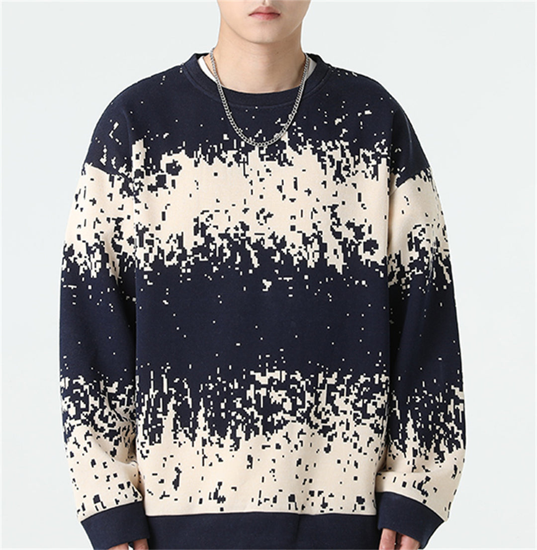 Herren Sweatshirt mit modernem Digitaldruck Aliams