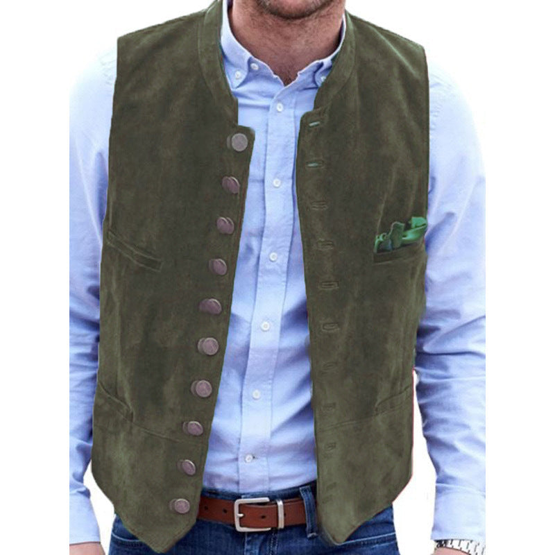 Herren elegante Weste aus Wildleder Aliams