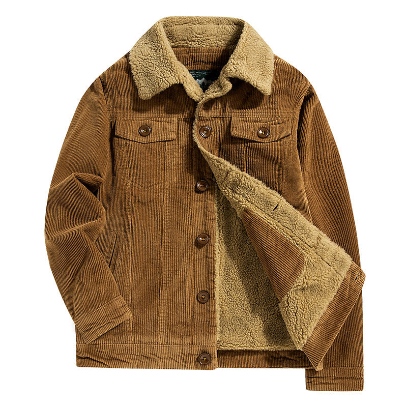 Herren Cordjacke mit kuscheligem Futter Aliams